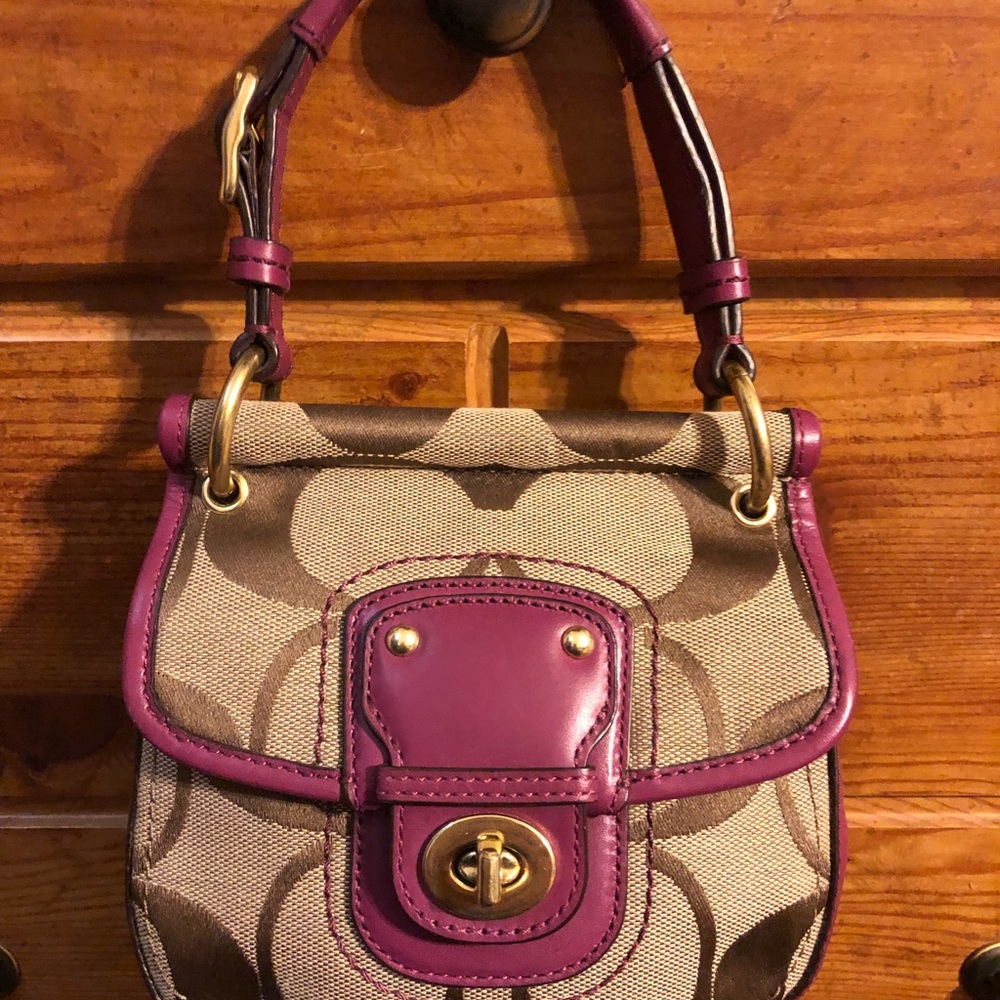 Cute purple Coach